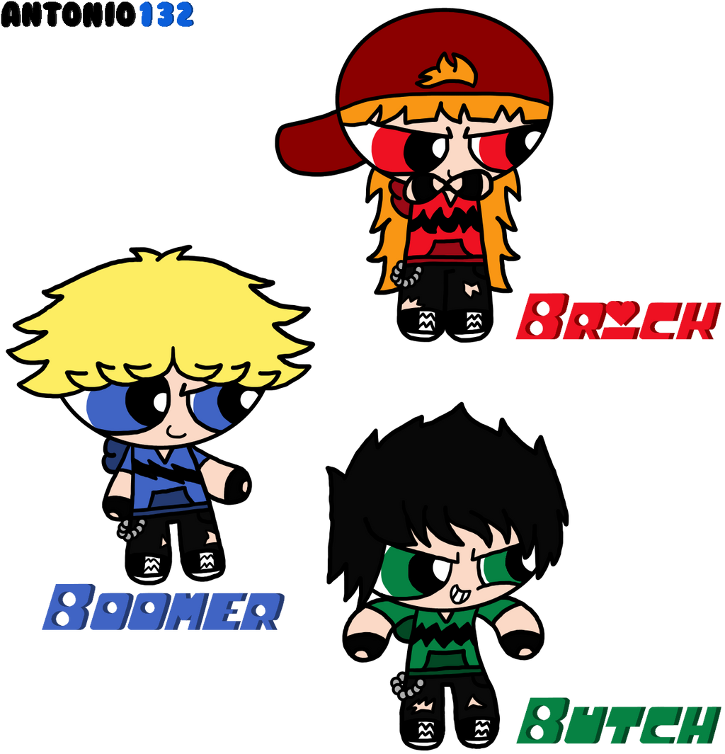 The Rowdyruff Boys by Antonio132 on DeviantArt