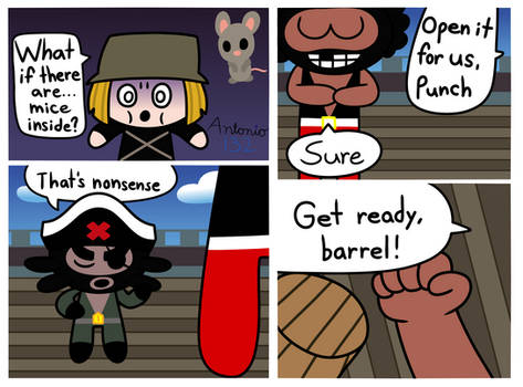 Barrel Ahoy! page 3 and 4