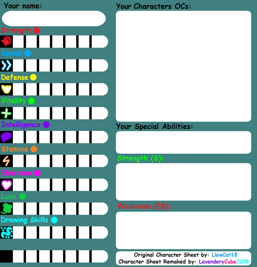 Character Stats Sheet (Remaked) by GalaxiaryCubey2008 on DeviantArt