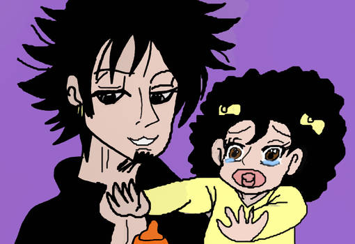 One piece-Law and baby Lilly