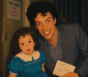 Young me and young Tim Curry