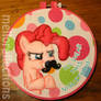 Pinkie Pie Embroidery Hoop