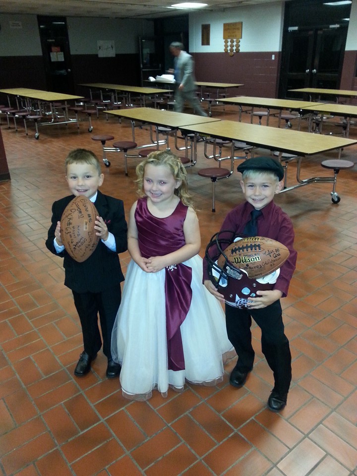 Football Carriers and Crown Barer Homecoming 2015