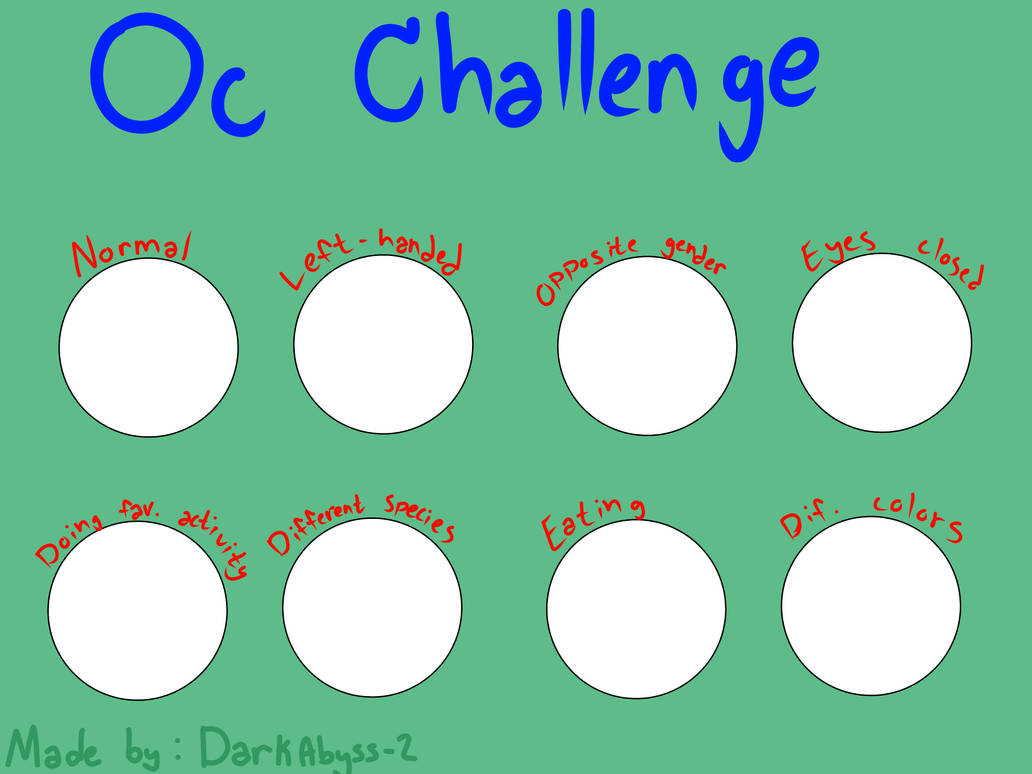 Oc Draw Challenge By DarkAbyss 2 On DeviantArt oc-draw-challenge-by-darkabyss-2-on-deviantart