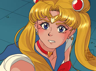 Redraw Sailor Moon chalenge