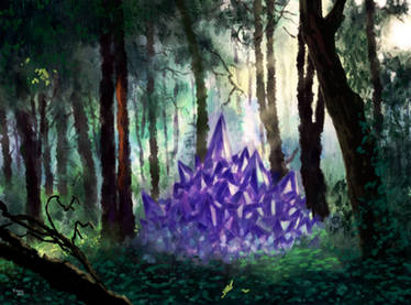 Concept Art: Crystal Forest #8