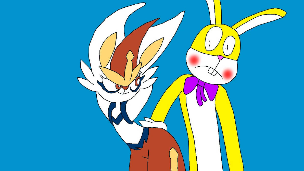lucky rabbit get shocked see cinderace booty by Noahgrajeda on DeviantArt