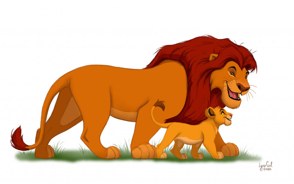 Mufasa and Simba by REALLynxGirl on DeviantArt