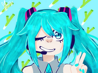 Hatsune miku (redraw)