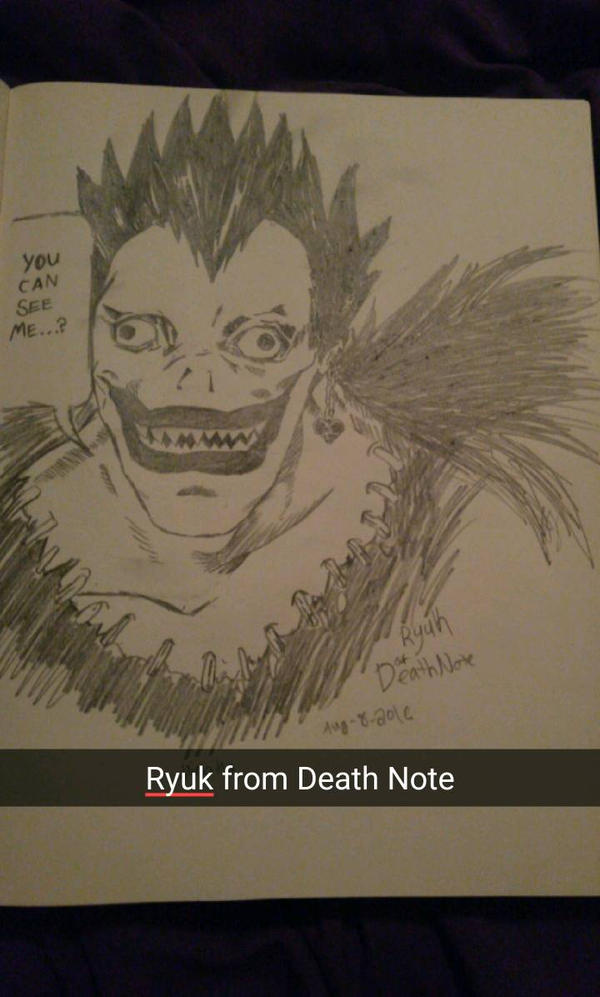 ryuk death note by Aliciababy4498 on DeviantArt