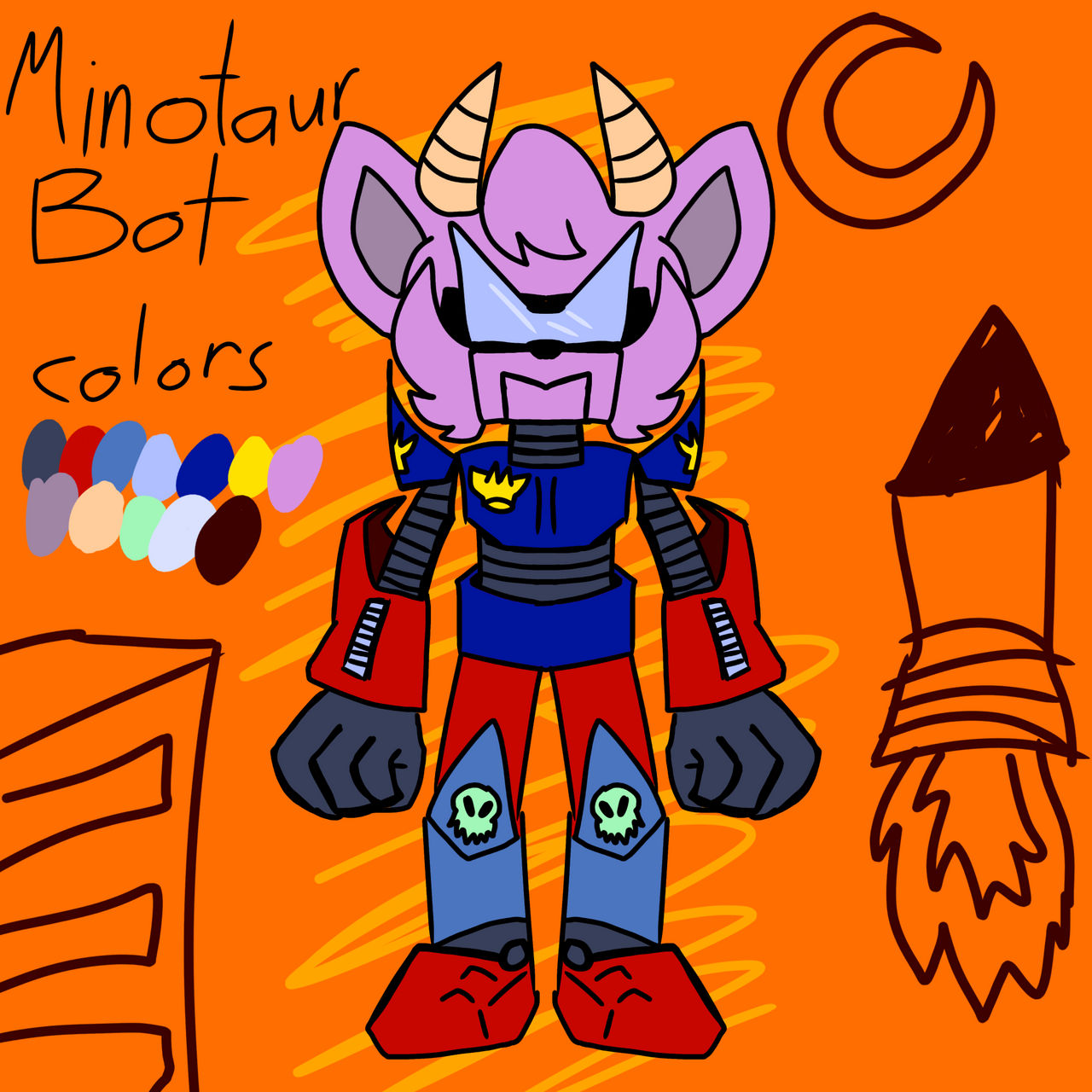 Minotaur Bot by techno14 on DeviantArt