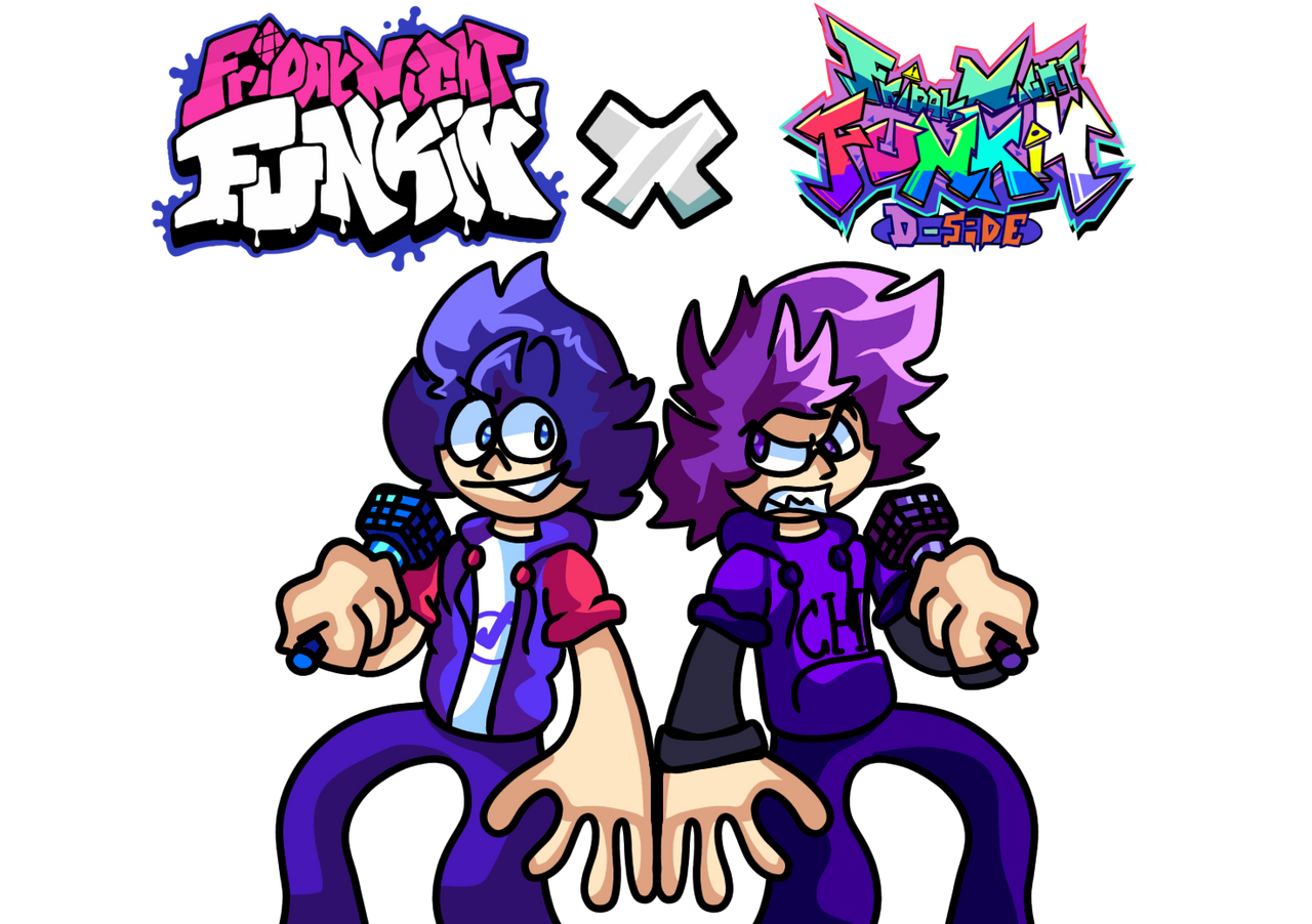 (Collab) Side by side FNF x FNF D-side by techno14 on DeviantArt