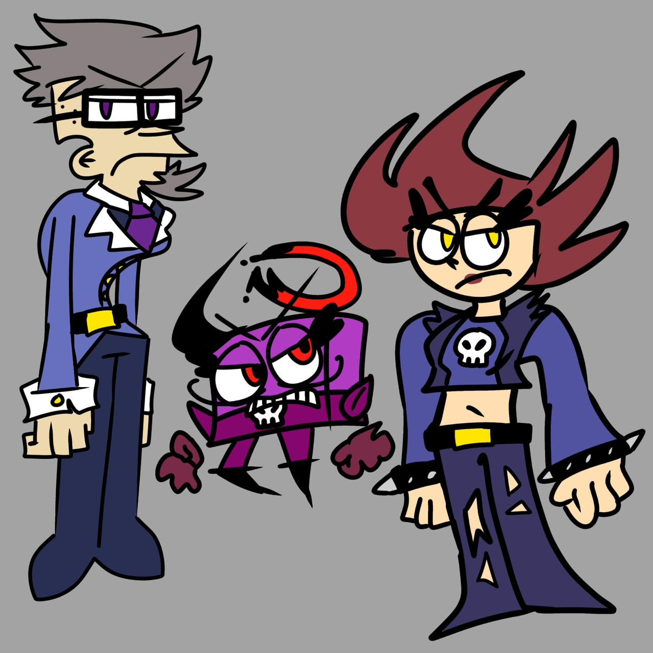 D-side Mr crooker, foop, and Vicky by techno14 on DeviantArt