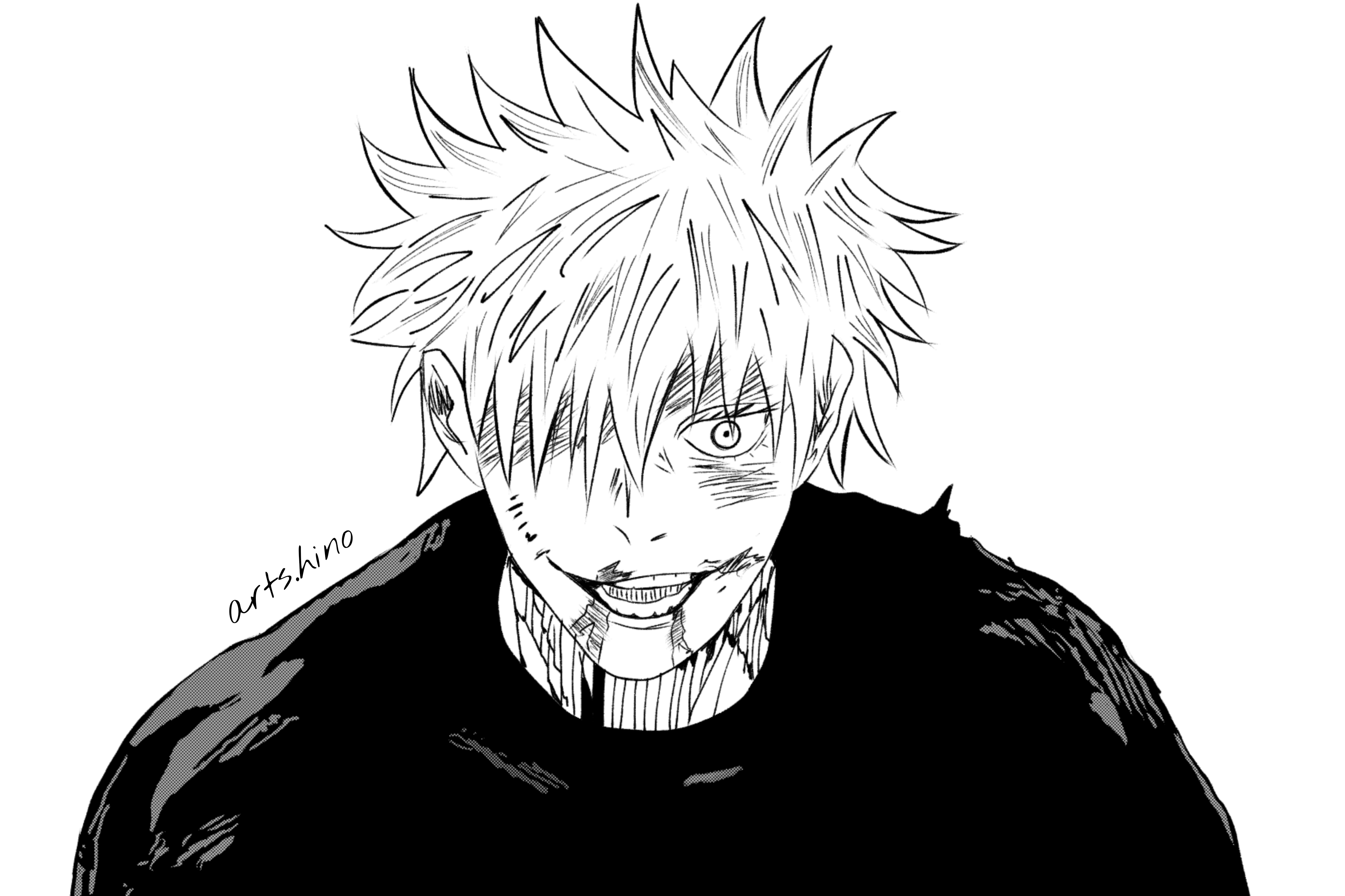 Gojo Satoru Fanart By Yumiarrt On DeviantArt gojo-satoru-fanart-by-yumiarrt-on-deviantart
