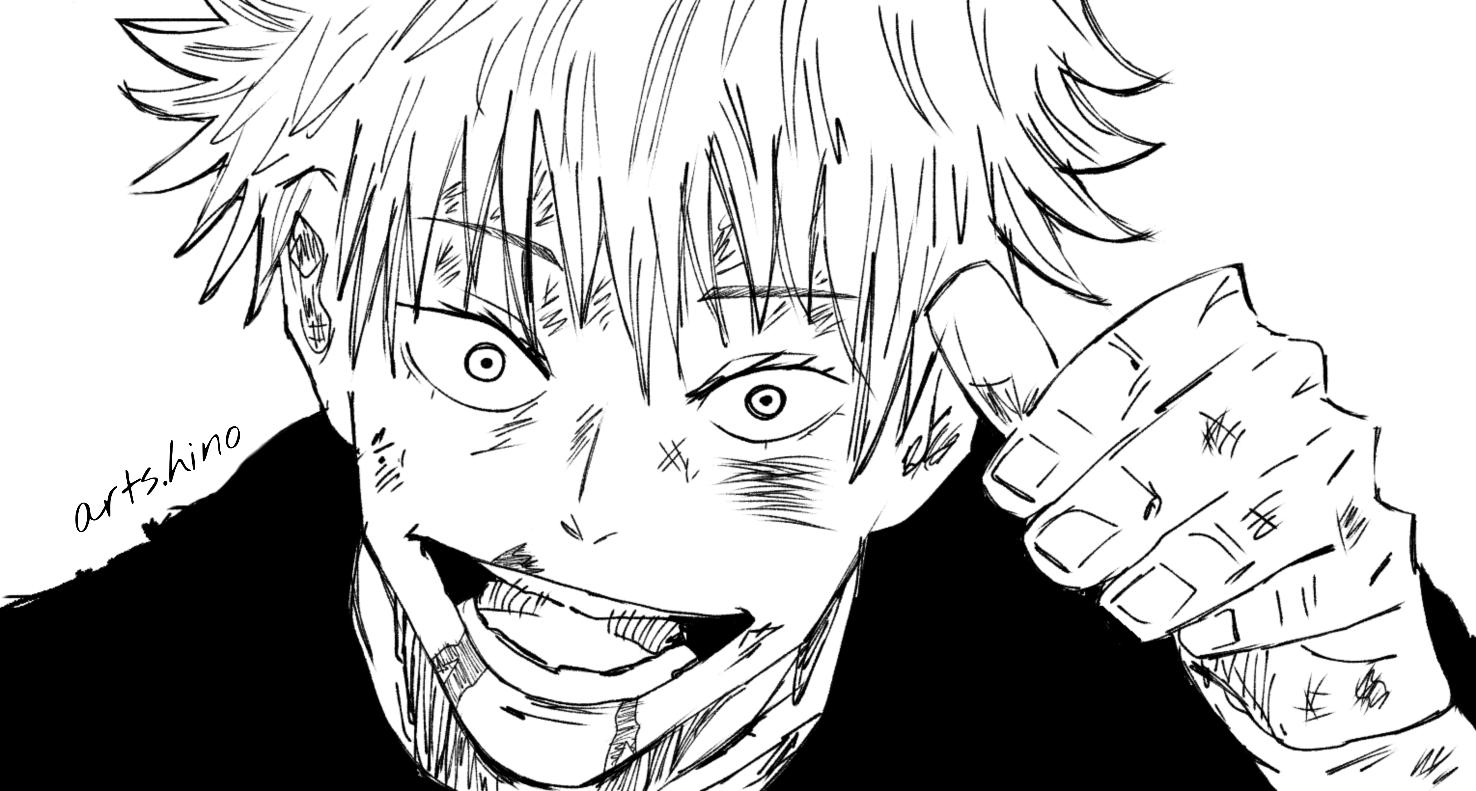 Feral Gojo Satoru by minheethv on DeviantArt