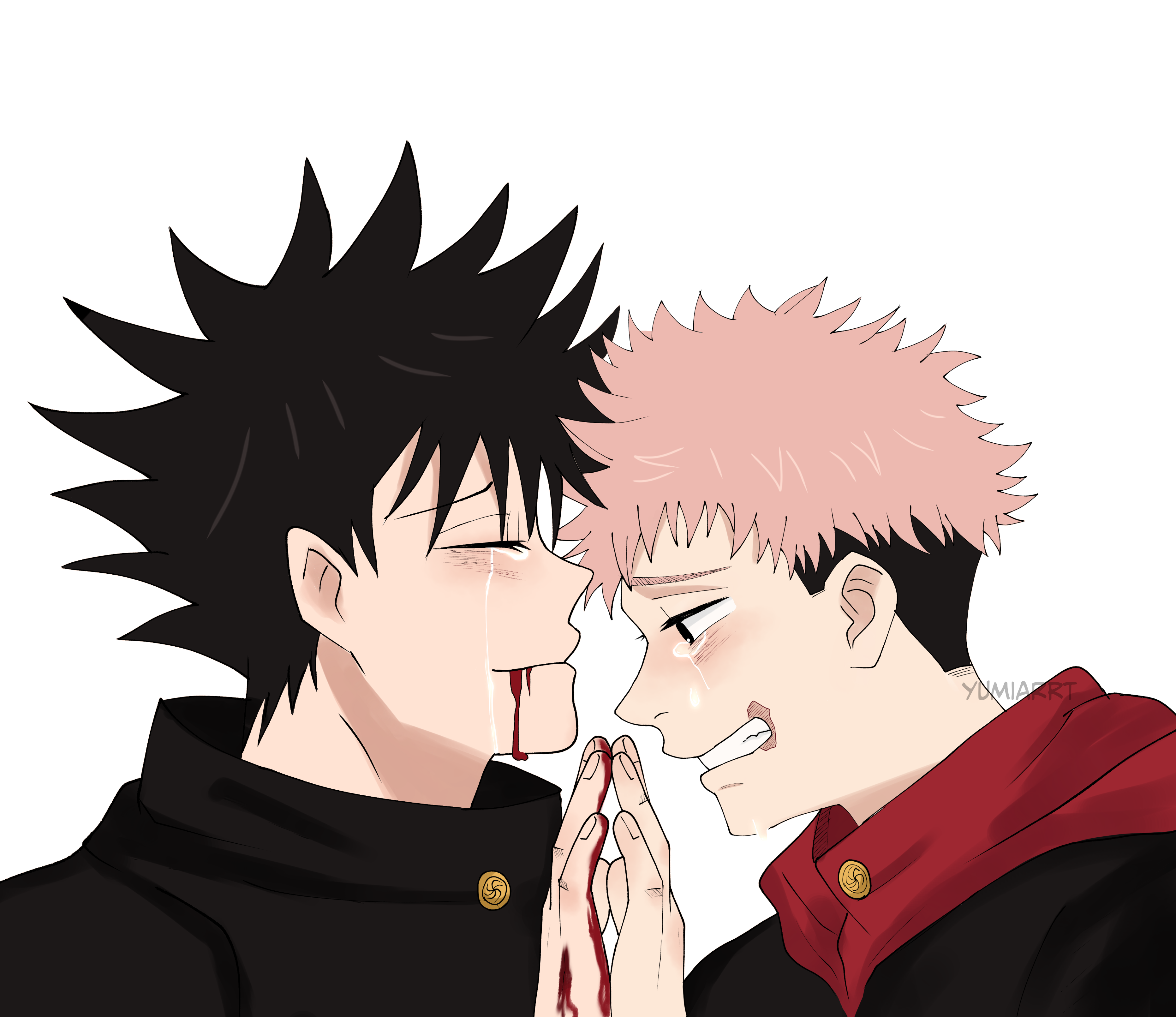 Jujutsu Kaisen | Megumi x Yuji fanart by yumiarrt on DeviantArt