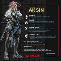 Aksin Valorant Agent fan made