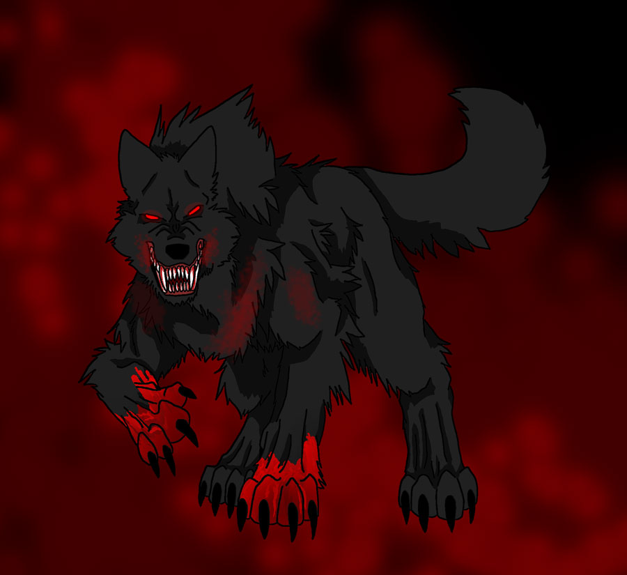 Request - Black Blood Wolf by Firewolf-Anime on DeviantArt