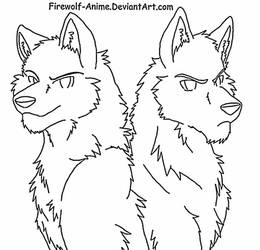 Wolf Brothers LineArt