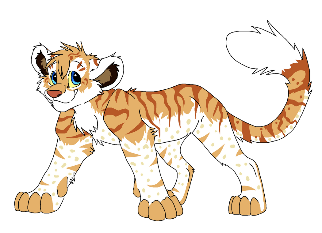 Liger Cub - Shani by Firewolf-Anime on DeviantArt