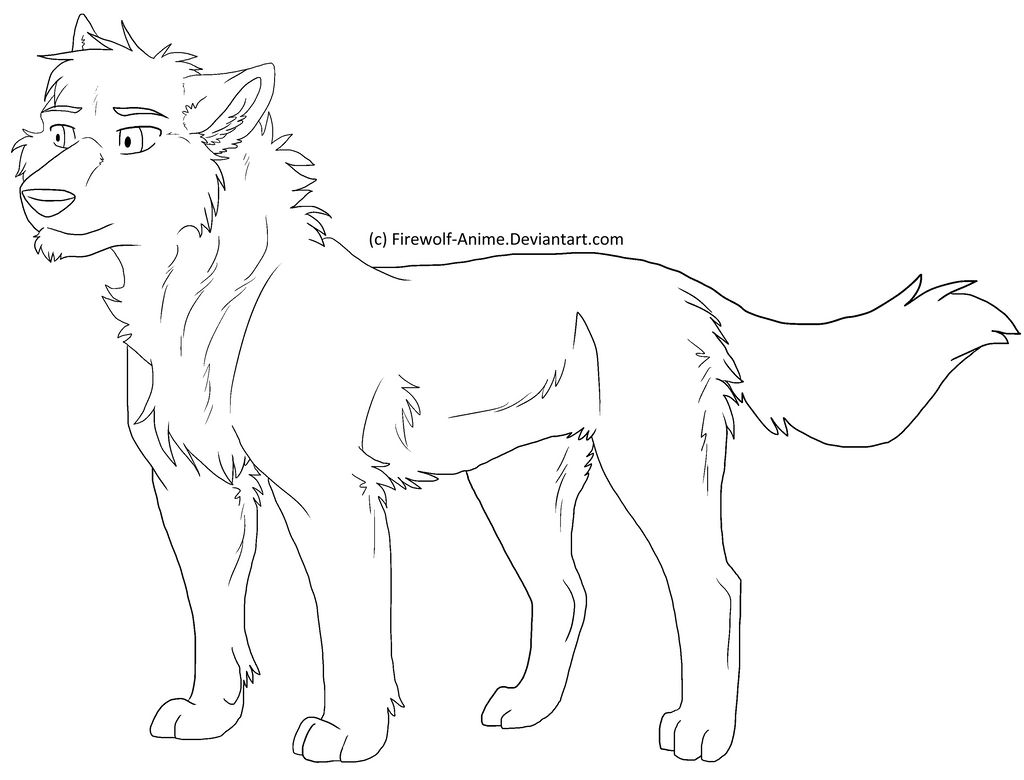 images Anime Male Fire Wolf male wolf lines by firewolf anime on