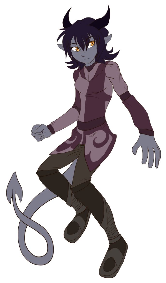 Six the Tiefling by Firewolf-Anime on DeviantArt