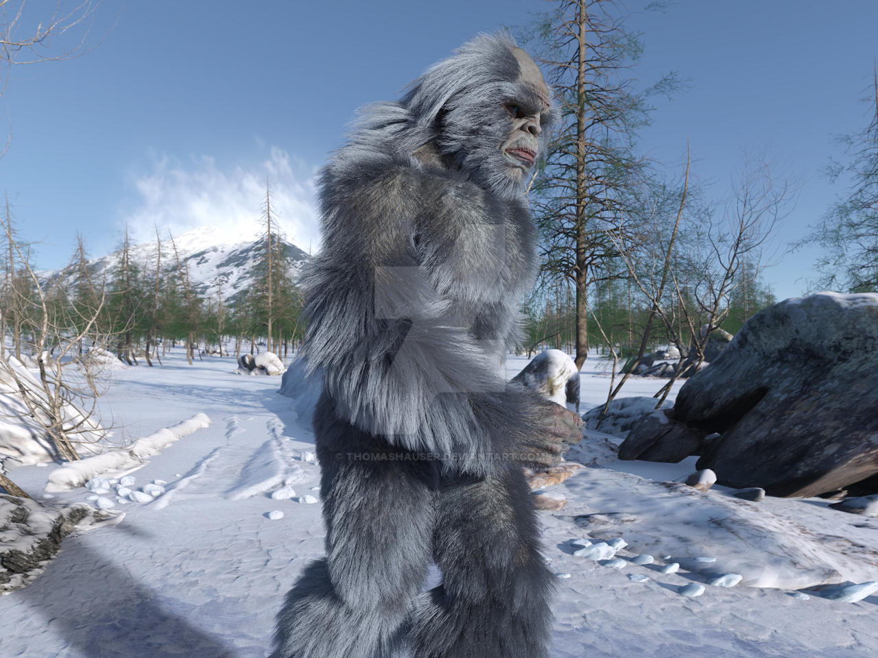 Yeti by ThomasHauser on DeviantArt