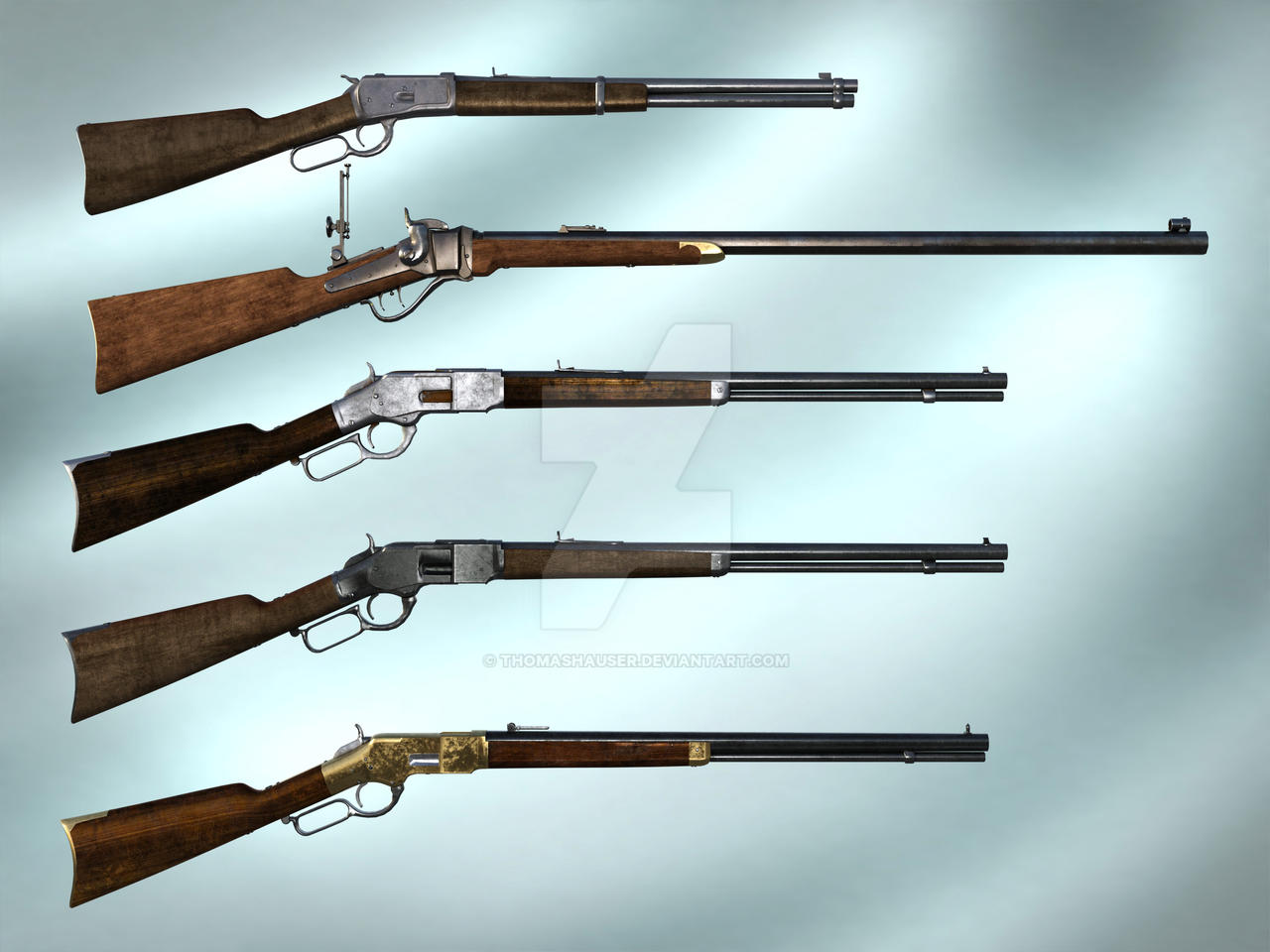 Western Rifle Collection by ThomasHauser on DeviantArt