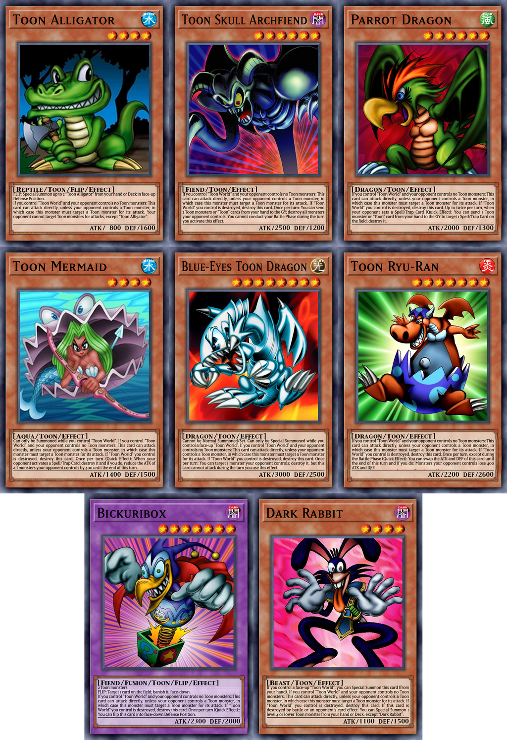 If I Had Made Pegasus' Toon monsters... by lugia61617 on DeviantArt If I Had Made Pegasus' Toon monsters... by lugia61617 on DeviantArt