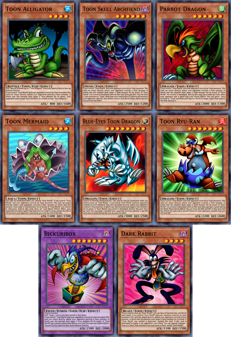 yugioh pegasus toon deck Yu-Gi-Oh! Starter (2003) Complete Set Thoughts on my new toon