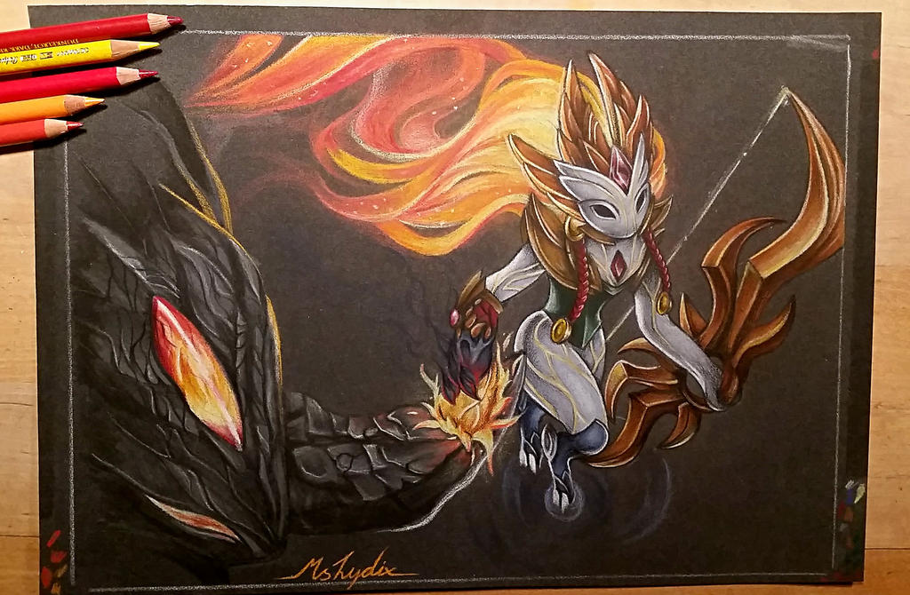 Shadow Fire Kindred from League of Legends by MsLydix on DeviantArt