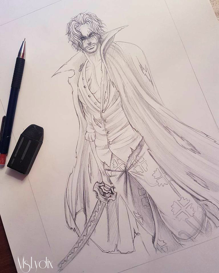 Shanks from One Piece by MsLydix on DeviantArt