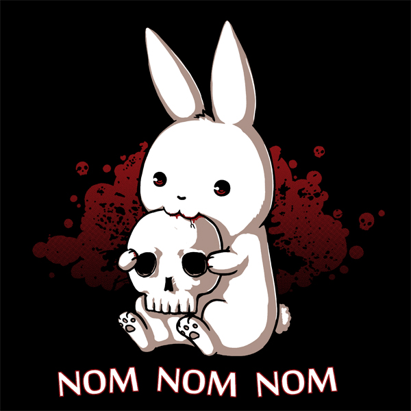 Nom Nom Eating Sticker by CutieSquad for iOS & Android