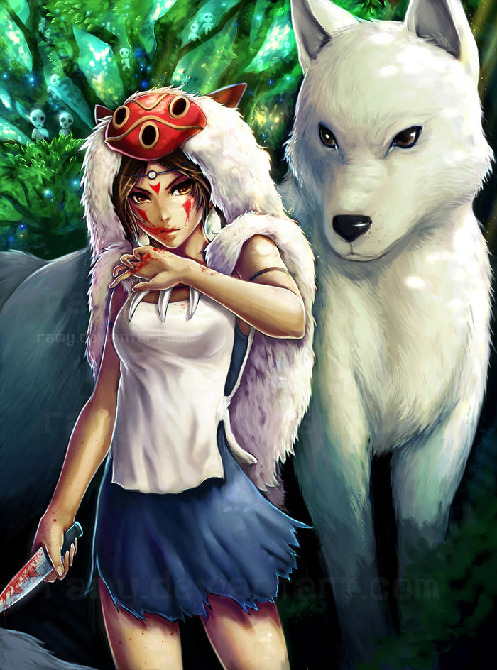 Princess Mononoke by ramy on DeviantArt