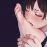 Foot lover Kobeni