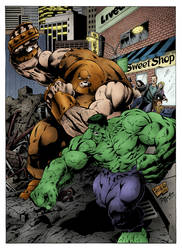 Hulk vs Juggernaut