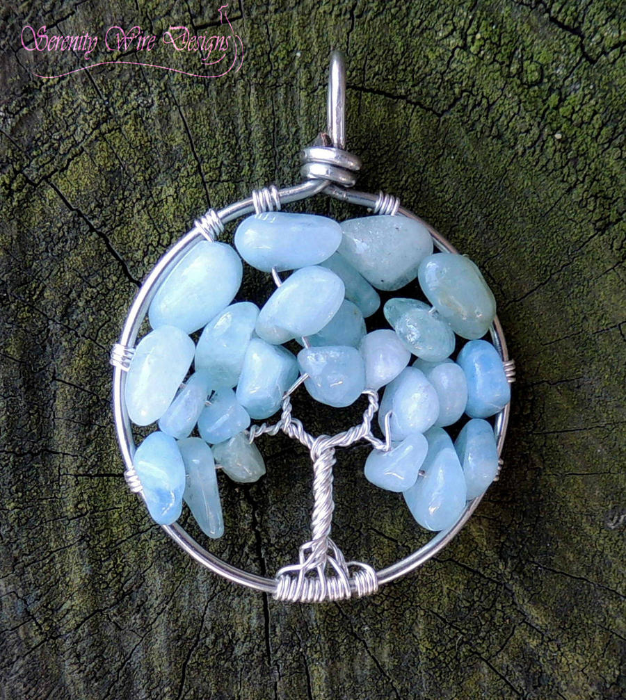 Aquamarine Tree of Life Giveaway