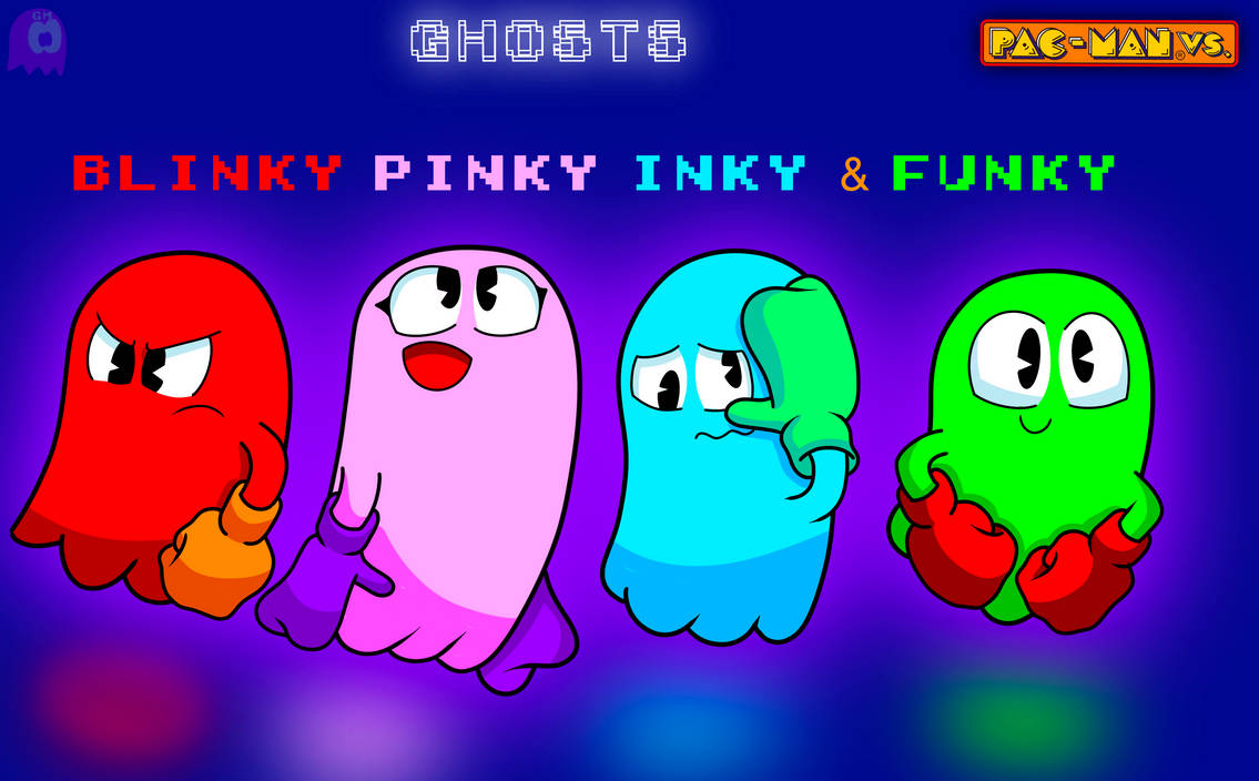 Pac-Man Vs. - The Ghosts by NintendoPlayer7K on DeviantArt