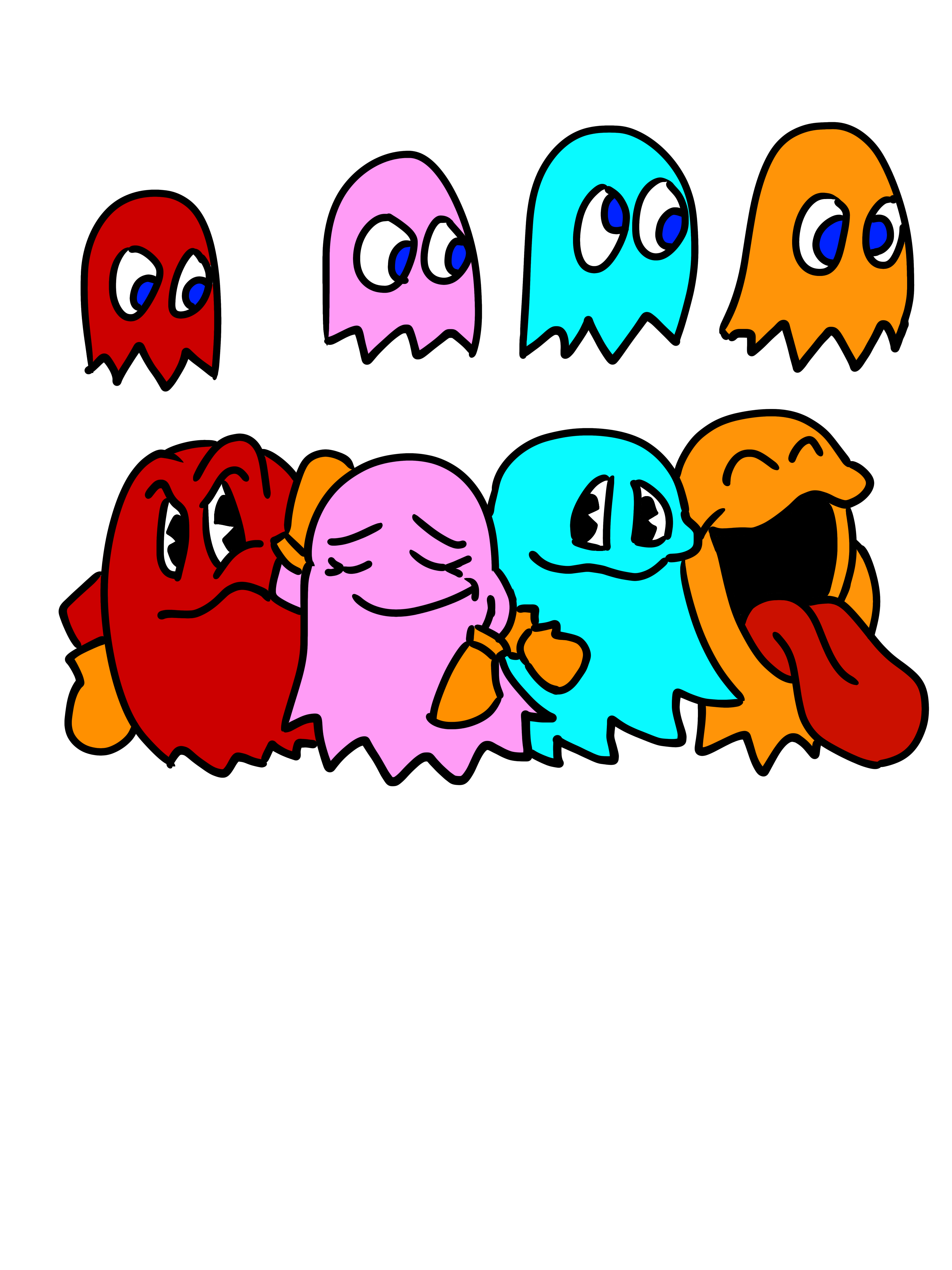 Ghosts Pac Man