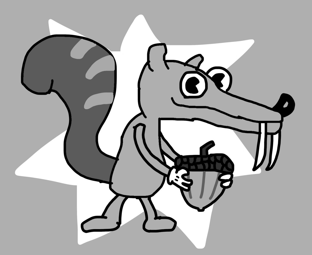 Scrat Rml Style Scrat in Rubberhose Style by LukestaaaMK2 on DeviantArt