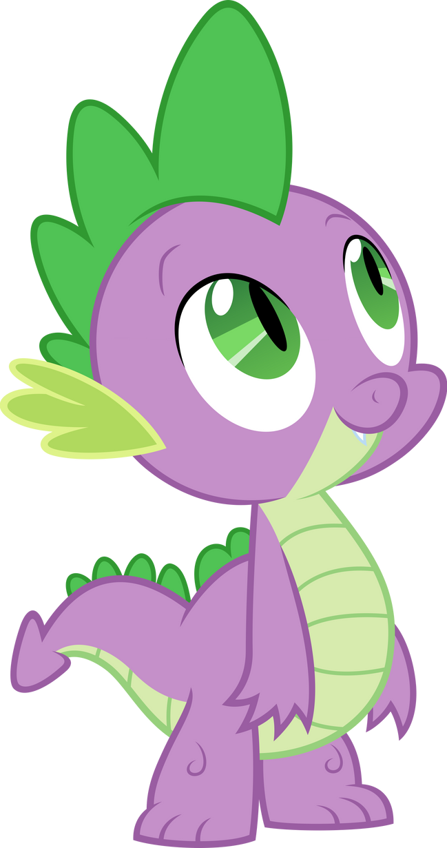 Spike looking up by Myardius