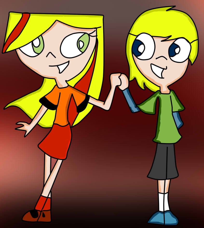 Sophie y katia a color :3 dibujo de thomarie3001