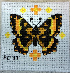 Cross-Stitch Butterfly