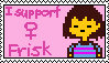 [Undertale] Fem!Frisk Stamp by poi-rozen