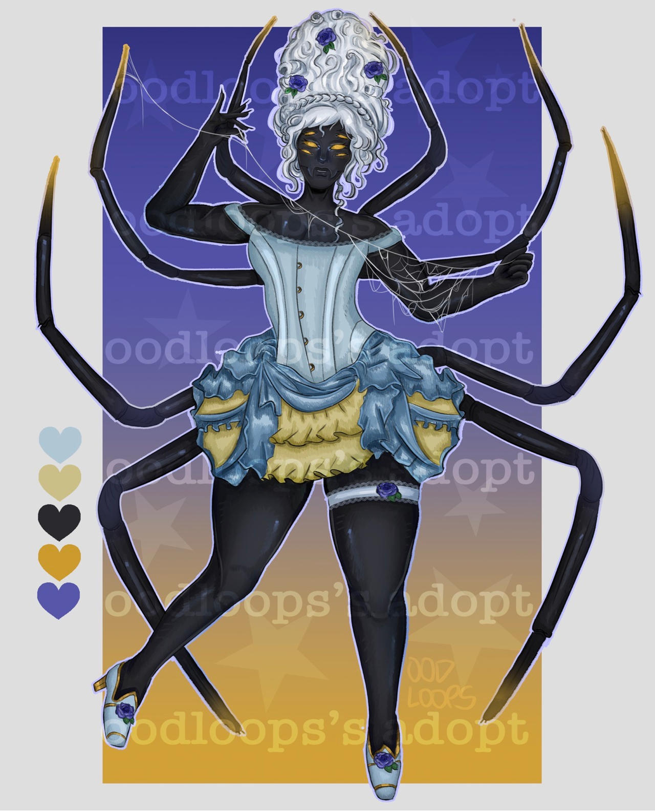 Adoptme Rococo Rococo spider ADOPT (open) by oodloops on DeviantArt