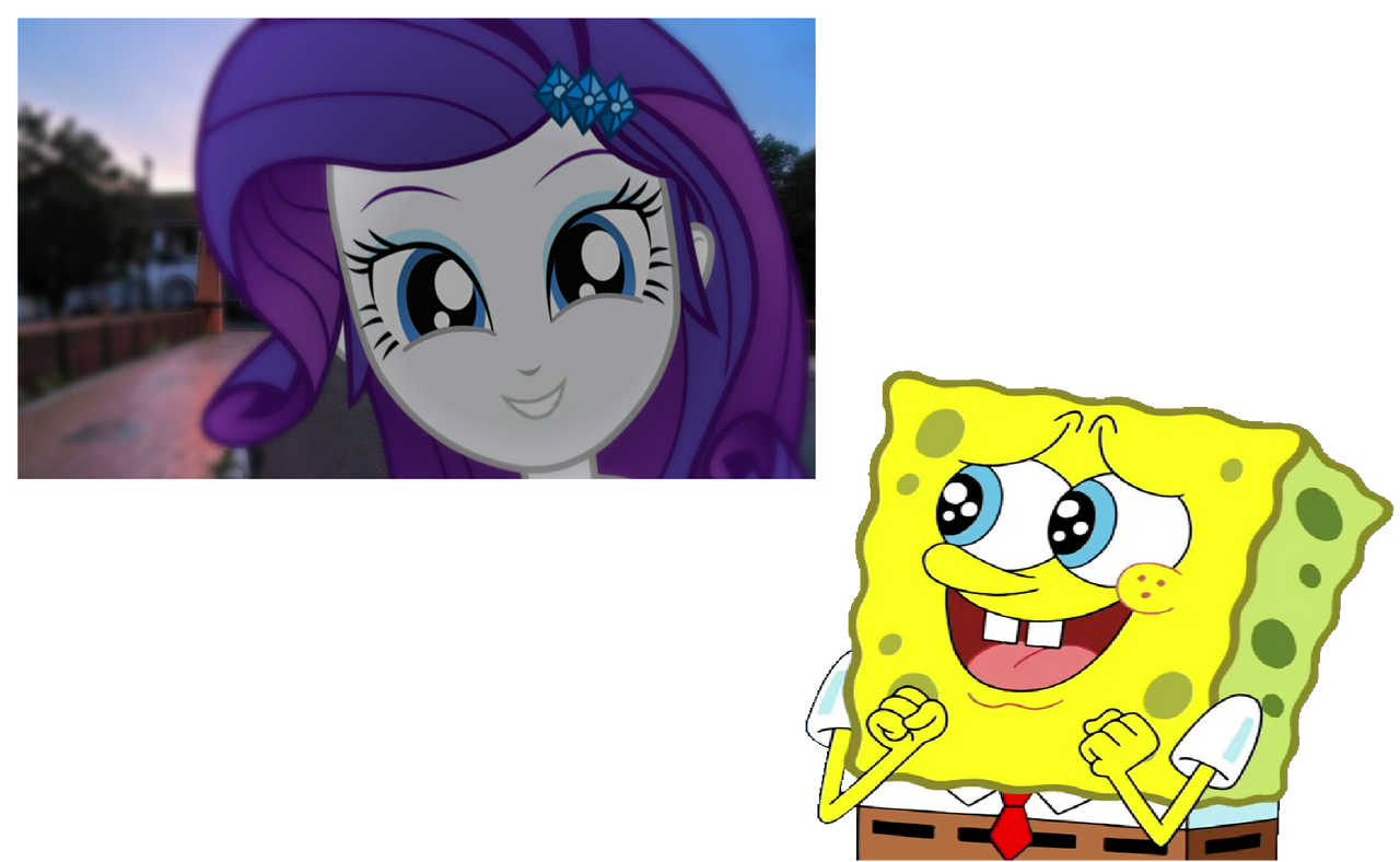Spongebob Says Thank You to Rarity