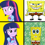 Twilight sparkle likes spongebob dislikes evil
