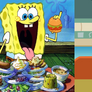 Spongebob Sunset Shimmer Eating Food