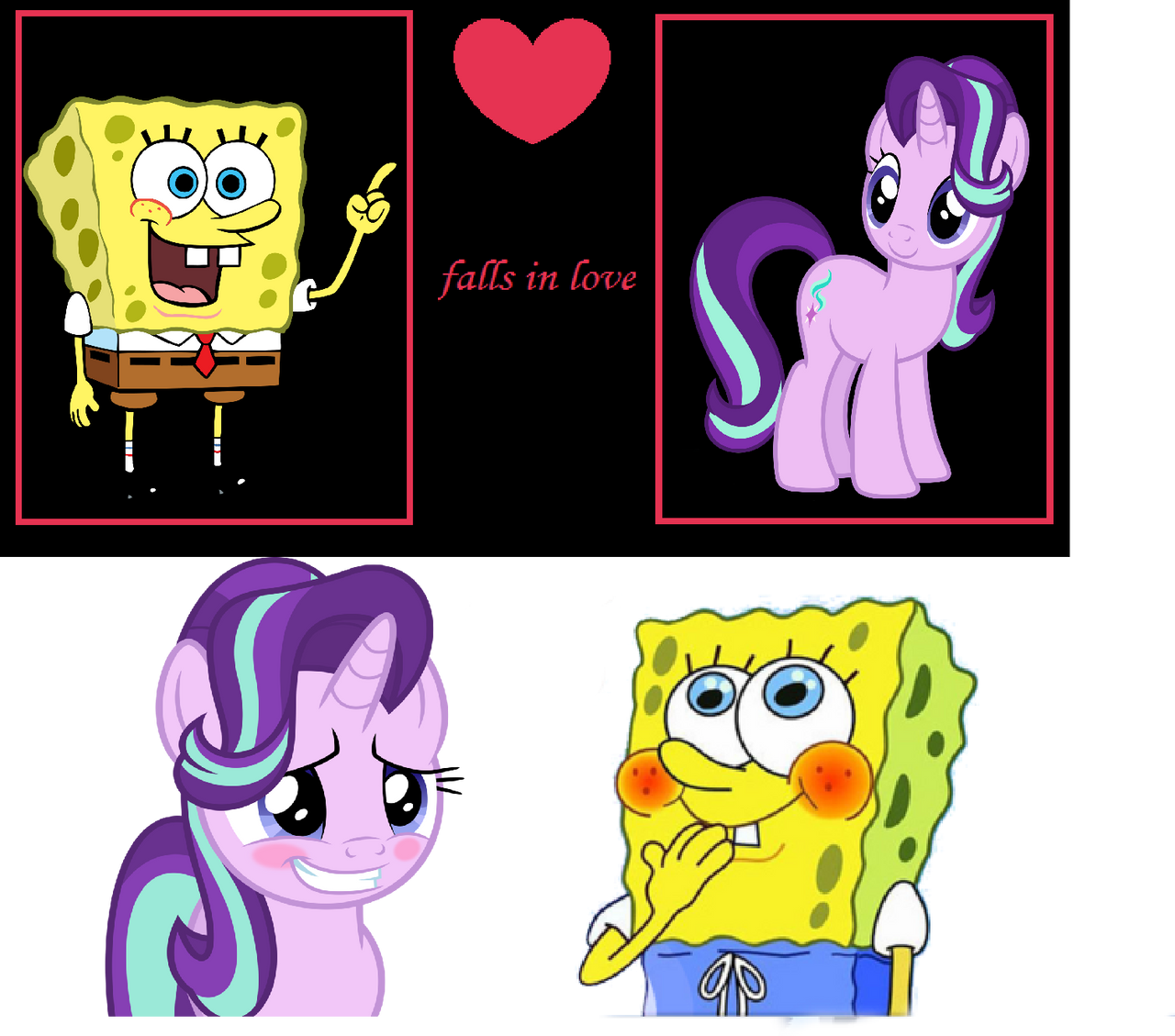 What if spongebob falls in love starlight glimmer?