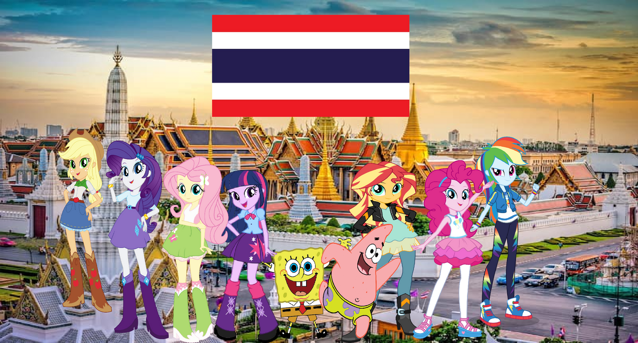 Spongebob Mane 7 was in thailand